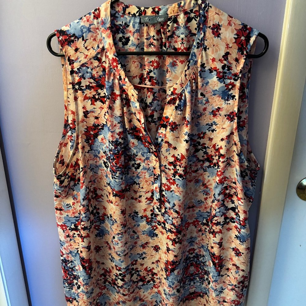 Floral Sleeveless top